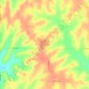 Westphalia topographic map, elevation, terrain