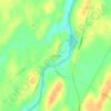 Bucks Bridge topographic map, elevation, terrain