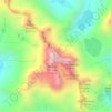 Minarets topographic map, elevation, terrain