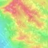 Saint-Pons topographic map, elevation, terrain