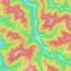Squire topographic map, elevation, terrain