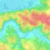Les Barres topographic map, elevation, terrain