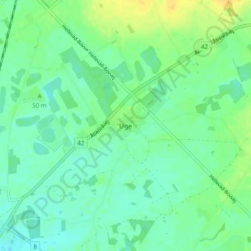 Uk topographic map, elevation, terrain