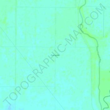 Carryville topographic map, elevation, terrain