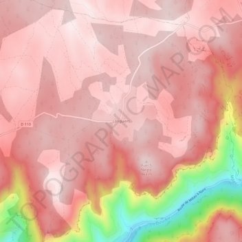 Longuiers topographic map, elevation, terrain