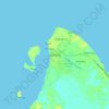 Kavieng topographic map, elevation, terrain