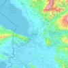 Shkoder topographic map, elevation, terrain