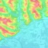 Gal de Merle topographic map, elevation, terrain