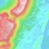 Pan Gap topographic map, elevation, terrain