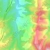 Πριόνια topographic map, elevation, terrain