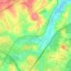 Hanover topographic map, elevation, terrain