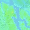 Linkhorn Shores topographic map, elevation, terrain