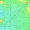 Mesa topographic map, elevation, terrain