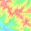毛家湾 topographic map, elevation, terrain