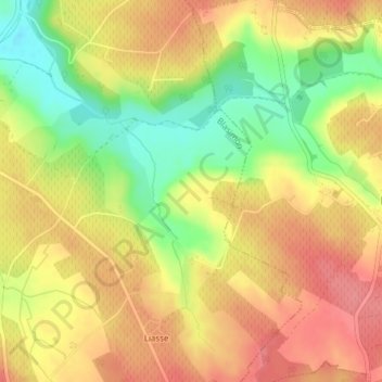 Bois du Luc topographic map, elevation, terrain