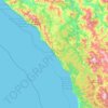 Needle Rock topographic map, elevation, terrain