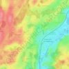 Waldprechting topographic map, elevation, terrain