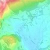 Les Pourquiers topographic map, elevation, terrain