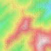 Modjeska Peak topographic map, elevation, terrain