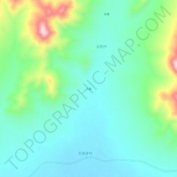 Sanduan topographic map, elevation, terrain