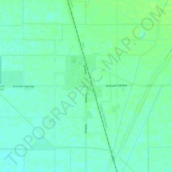 Richvale topographic map, elevation, terrain