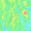 Bafou Centre topographic map, elevation, terrain