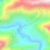 吉巴村 topographic map, elevation, terrain