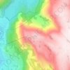 Ulriken topographic map, elevation, terrain