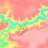Cubas topographic map, elevation, terrain