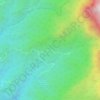 Tomorr topographic map, elevation, terrain