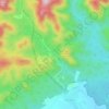 Soroa topographic map, elevation, terrain