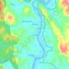 Pinang topographic map, elevation, terrain