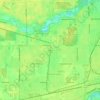 Vulcan topographic map, elevation, terrain