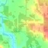 Hoadley topographic map, elevation, terrain