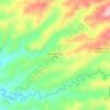 Alpha de Coto Brus topographic map, elevation, terrain