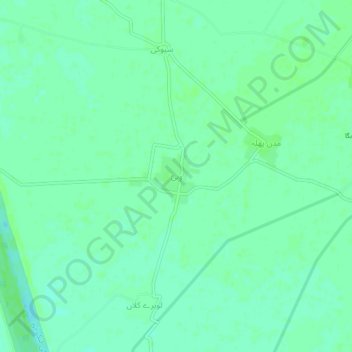 Winni topographic map, elevation, terrain