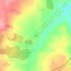 Cortos topographic map, elevation, terrain