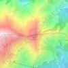 Monte Tovo topographic map, elevation, terrain