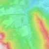 Les Oches topographic map, elevation, terrain