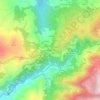 Portela de Alvite topographic map, elevation, terrain