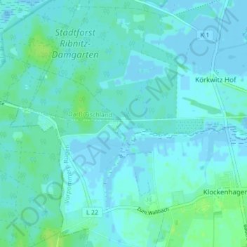 Neuheide topographic map, elevation, terrain