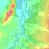 Harriston topographic map, elevation, terrain