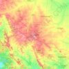 Dharwad topographic map, elevation, terrain
