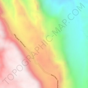 Mount Abuye Meda topographic map, elevation, terrain