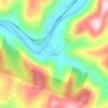 Fishs Eddy topographic map, elevation, terrain