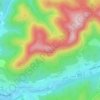 Haute Murée topographic map, elevation, terrain