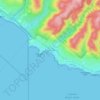 Emerald Bay topographic map, elevation, terrain