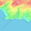 Rosmadec topographic map, elevation, terrain