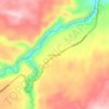 Shangaime topographic map, elevation, terrain