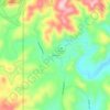 Blue Bell topographic map, elevation, terrain